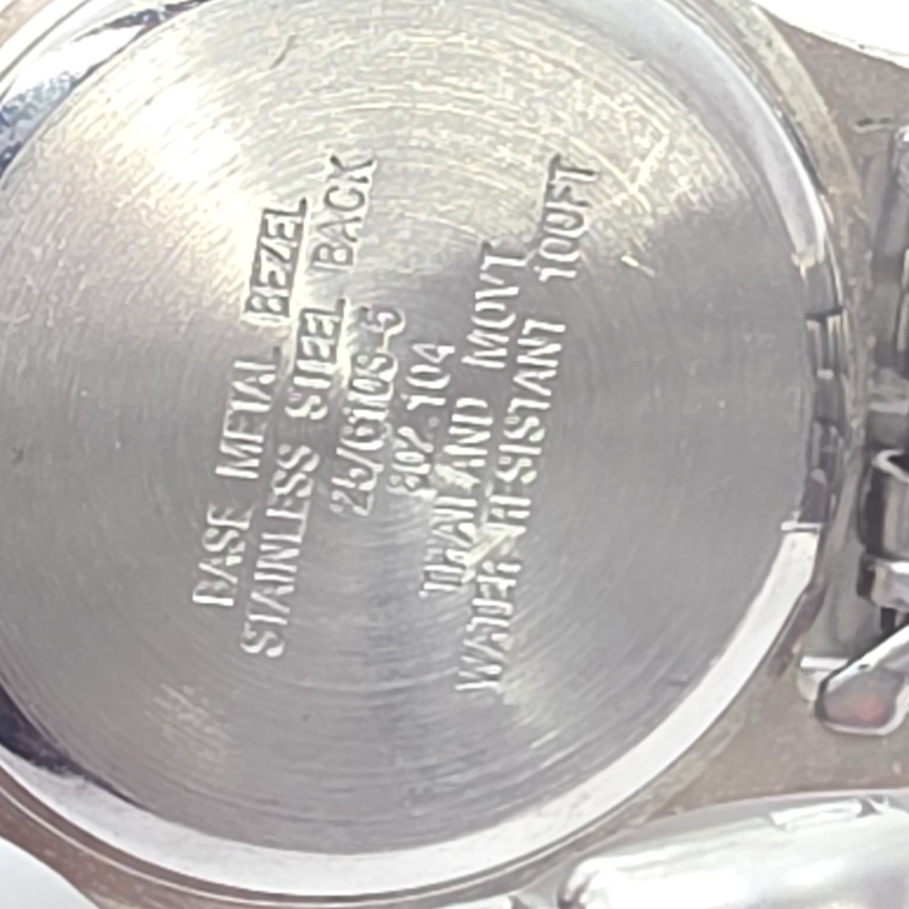 Vtg Ladies ARMITRON Watch Pink Dial Stainless Steel New Battery FREE $HIPPING!! - Picture 6 of 12